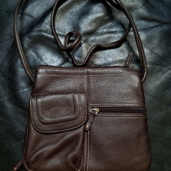 Tignanello Bags Tignanello Brown Multi Pocket Organizer Crossbody